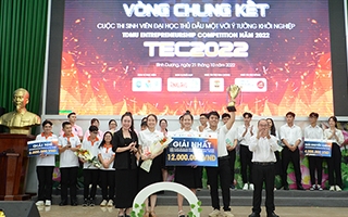 Đạt 01 giải nhì và 01 giải khuyến khích tại Chung kết cuộc thi TEC2022